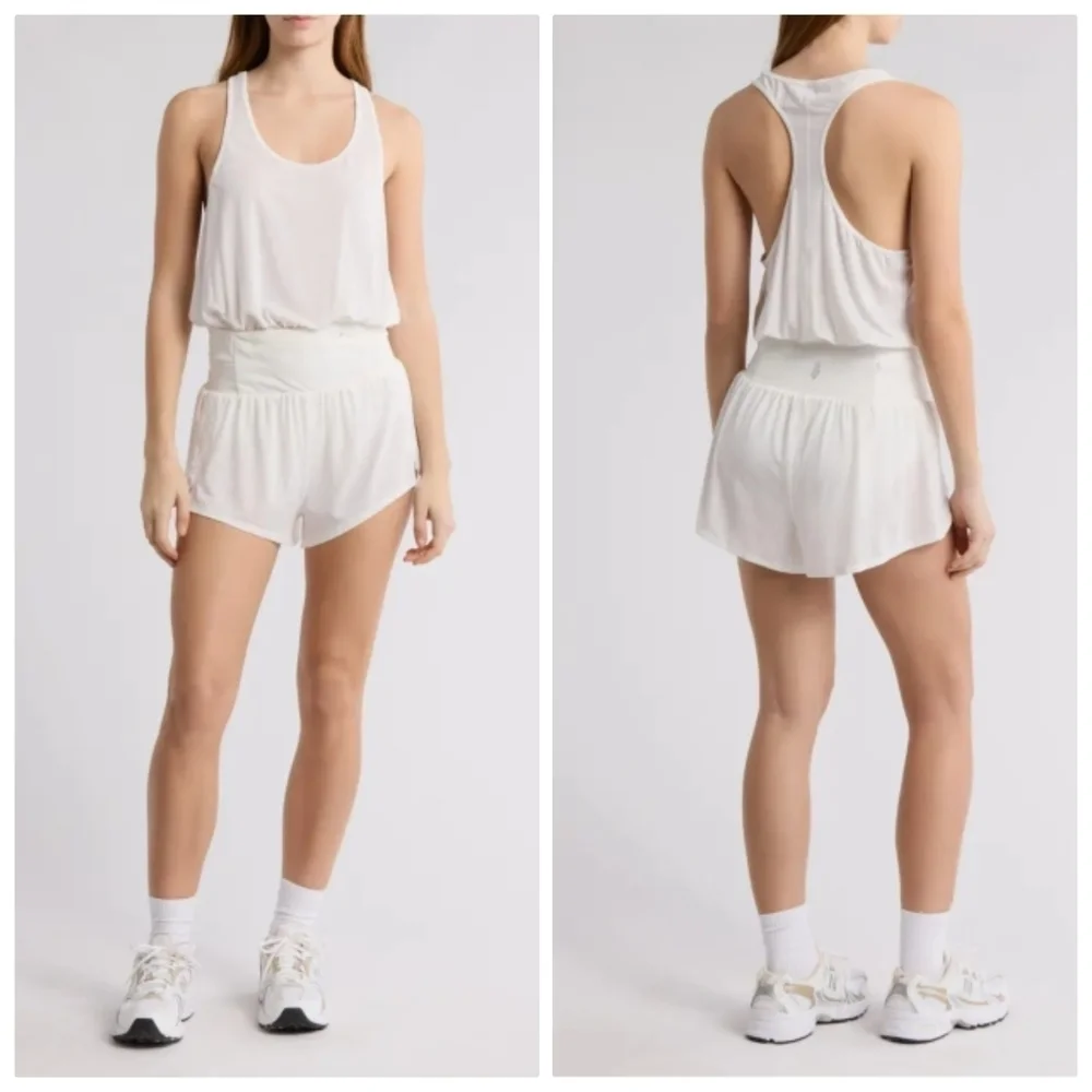 New Free People Movement Light As Air Runsie White NWOT Medium